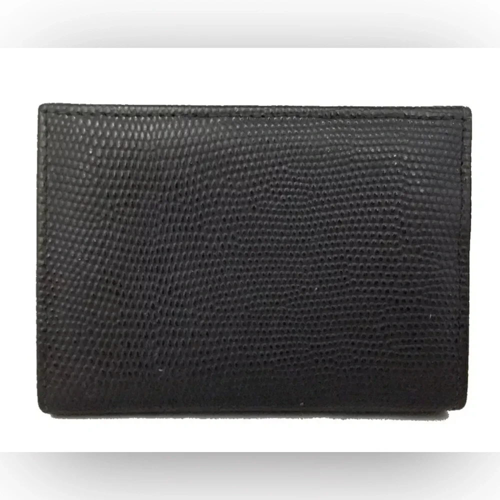 Authentic Salvatore Ferragamo Vara Ribbon Leather Cosmetic Pouch Bag Black - Picture 4 of 11